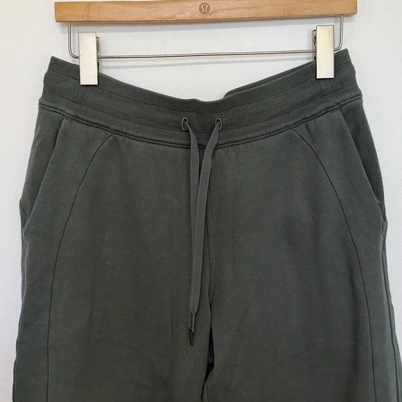 Lululemon Wide Leg Scuba Sweat Pants - 8 - Smoked Spruce - Picture 6 of 9